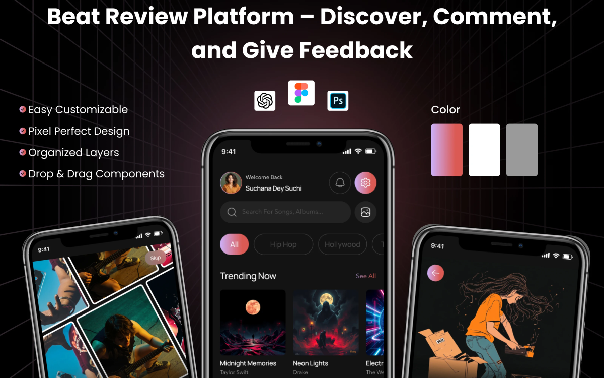 Music Discovery & Feedback Mobile App